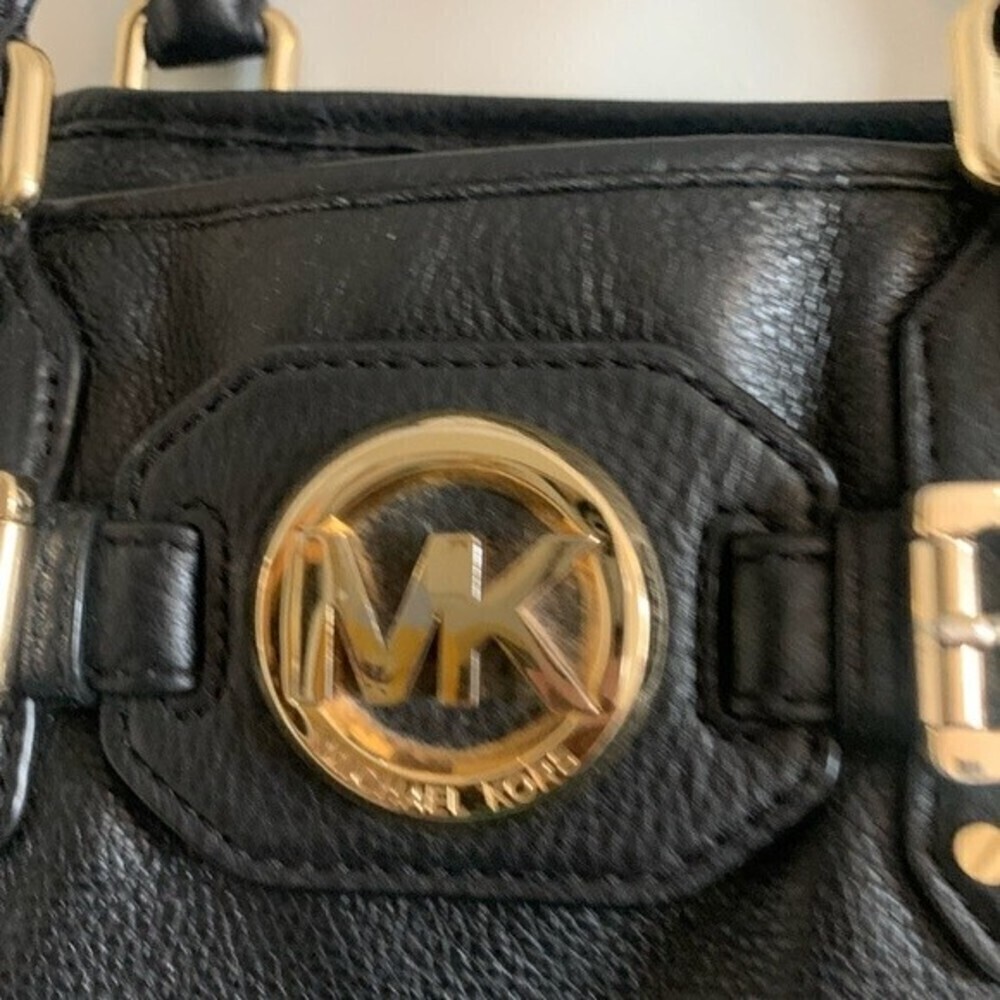 Michael Kors Hudson Tote Satchel Leather Bag - Picture 2 of 10